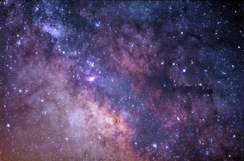 Galaxy Print Throw Pillows